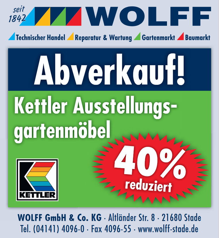 Kettler Ausstellungs-gartenmöbel bis zu 40% reduziert!