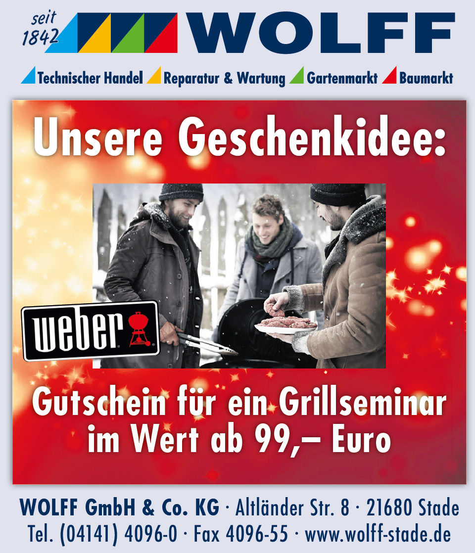 Gutschein für ein Grillseminar im Wert ab 99,– Euro